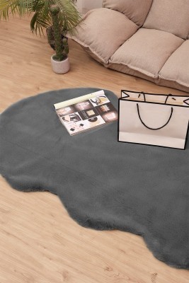 Коврик Плюшевый (антрацит) 80х120