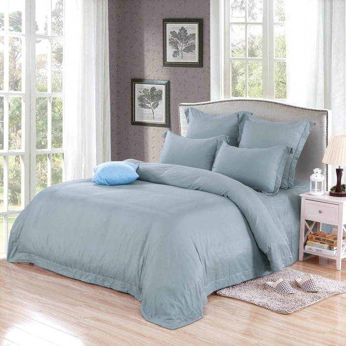 Габриэль (бирюза) Комплект постельного белья Евро 4н