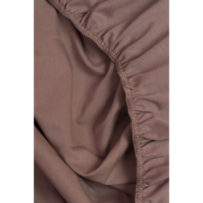 Простыня на резинке NOBLE TRADITIONS JERSEY TAUPE GRASS 180х200х30