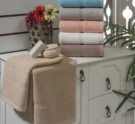 MELEN 70x140 (персик) Пол. Махровое