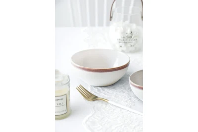 Набор салатников Arya White Stoneware 4 ед Коричневый