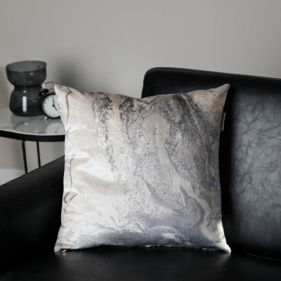 Мрамор (серая) Наволочка 45х45