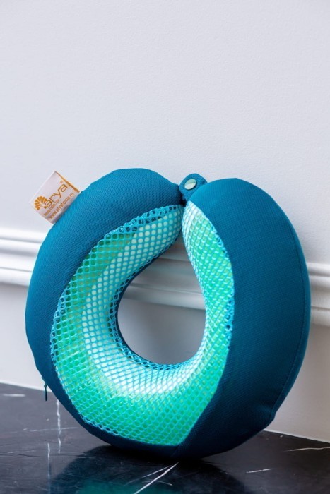 Подушка Arya Memory Foam для Путешествия с Гелевой Вставкой Comfort Cool Jel Зеленый