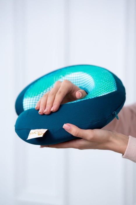 Подушка Arya Memory Foam для Путешествия с Гелевой Вставкой Comfort Cool Jel Зеленый