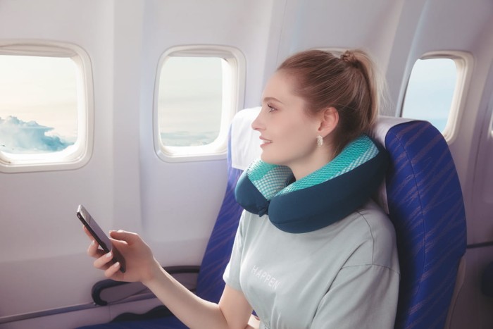 Подушка Arya Memory Foam для Путешествия с Гелевой Вставкой Comfort Cool Jel Зеленый