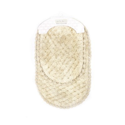 ZELDA (беж) Набор ков. для ванной кружевной 60х100 и 50х70