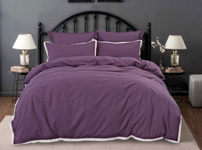 Джоконда (темно фиолет) Евро Комплект постельного белья сатин