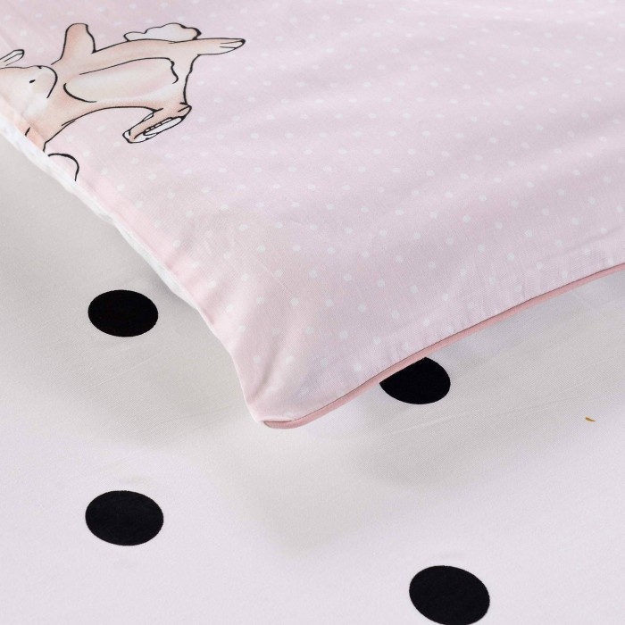 Веселый слоник (розовый)-Слоник Комплект постельного белья детский