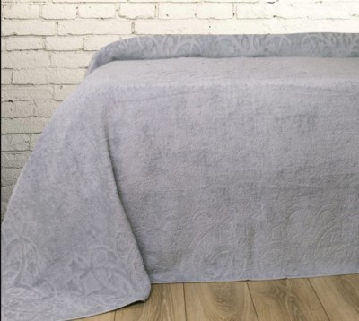Простыни-покрывала махровые PMT серый 200x220