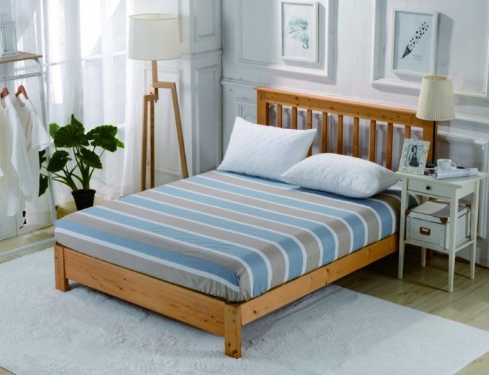 Простынь на резинки сатин печатный PCT-R-238 90x200