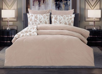 Постельный набор евро Миранда пудровый жемчуг ABC Cotton