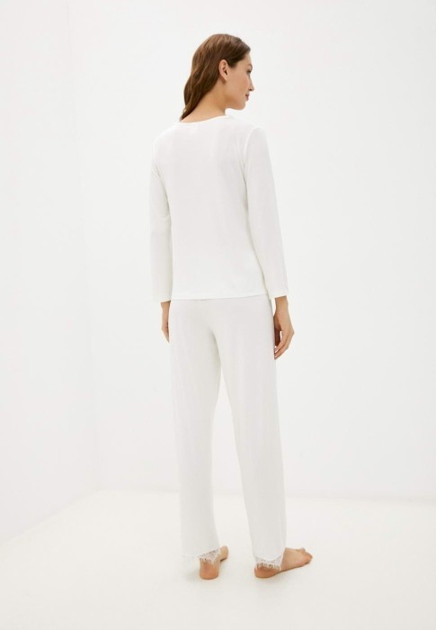 Памела пижама женская кремовая M