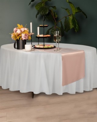 Серенити белая Скатерть круглая 160см