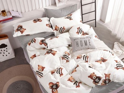 Постельное белье Asabella 1397-6 евро печатный сатин