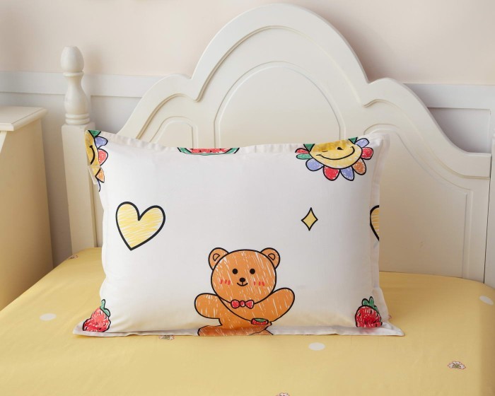 Смайл (желтый) Комплект постельного белья Детский