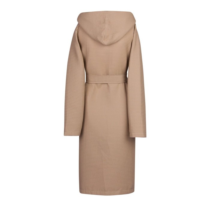 Наоми (кофе) XL Халат вафельный с капюшоном