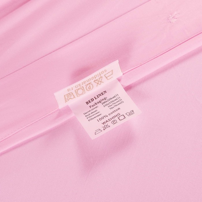 Джонатан (пудра) Комплект постельного белья сатин Евро 4н