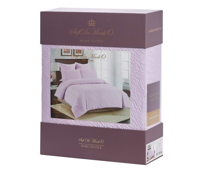 Саманта (лиловая) Комплект постельного белья жатка 7Е 4н