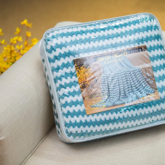 Гринда (морская волна) Покрывало 220х240