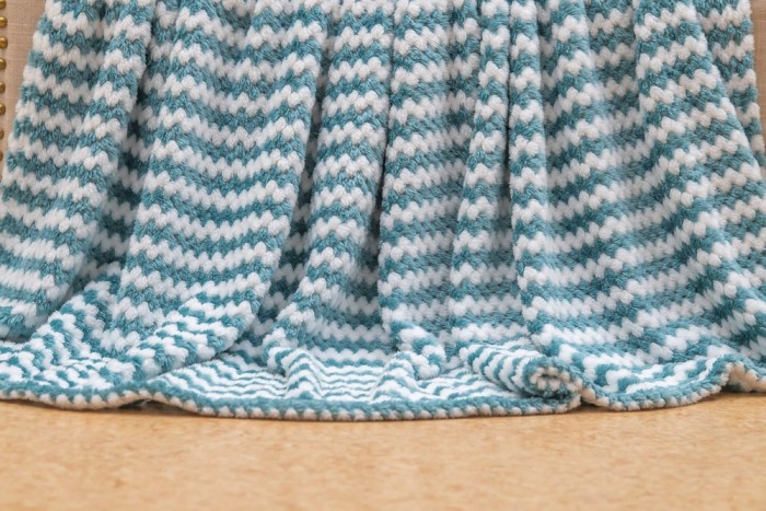 Гринда (морская волна) Покрывало 220х240