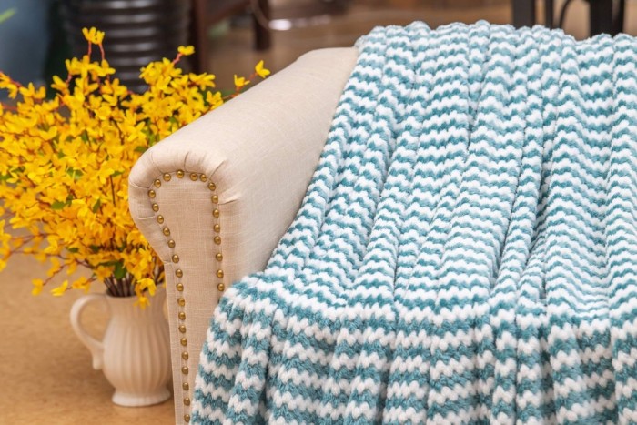 Гринда (морская волна) Покрывало 220х240