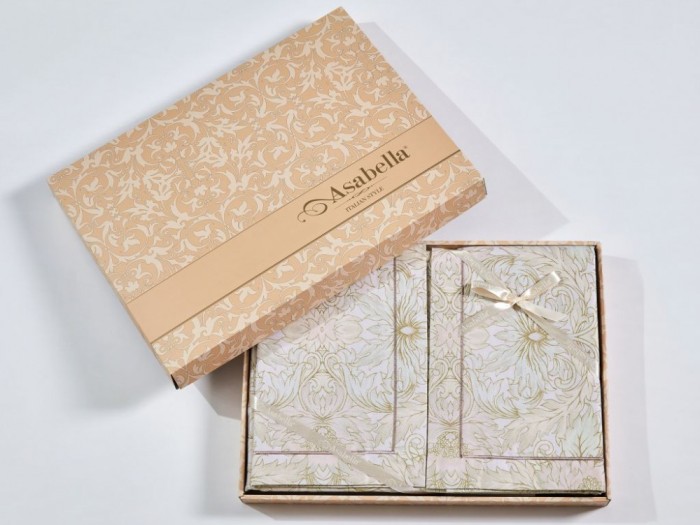 Постельное белье Asabella Евро, египетский хлопок Premium 2182-6