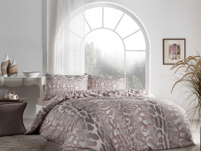 Постельное белье TAC RANFORCE EDGAR полуторное кофе