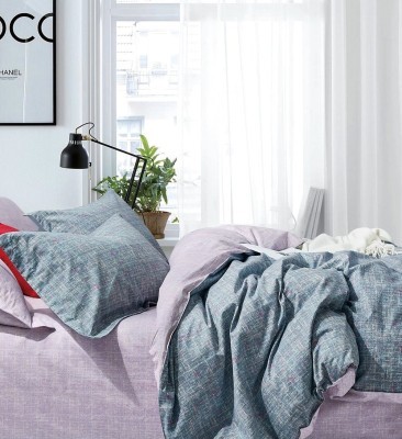 Постельное белье Asabella 1407-7/180 семейное печатный сатин на резинке