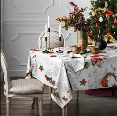 Набор Полотенец рогожка Снежная зима 50x60 - 2шт в уп.