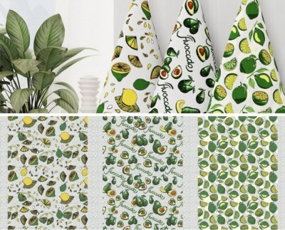 Полотенца вафельные 30088-1-50x60 - 3шт в уп.