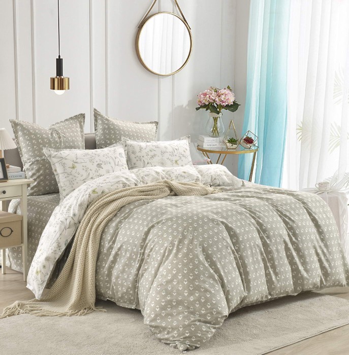 Пауль (серый) Комплект постельного белья сатин 7Е