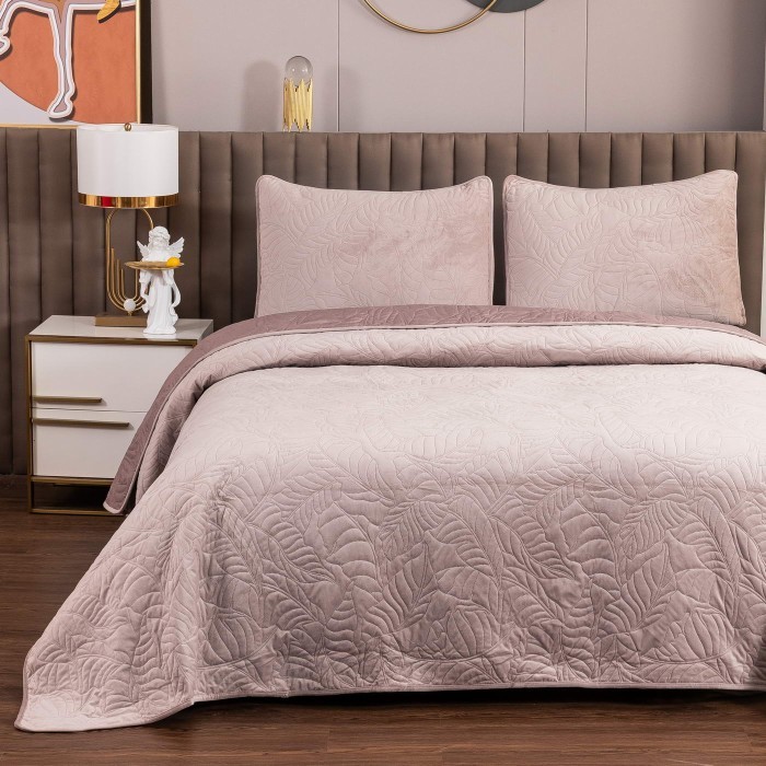 Мелисса (пепел роза) Покрывало 160х220