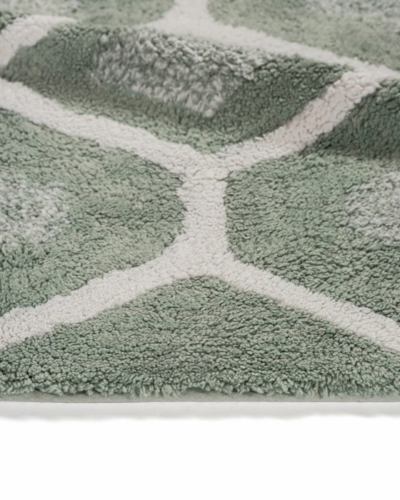 Коврик для ванной Arya Lee Серый,Белый