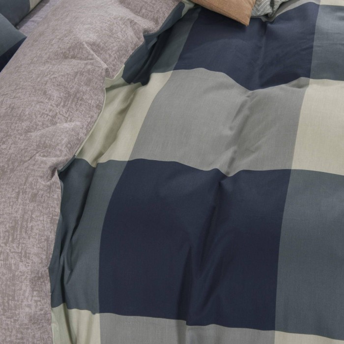 Джерри (антрацит) Комплект постельного белья сатин Евро 4н