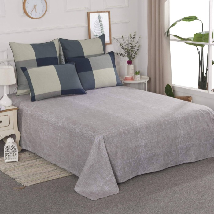 Джерри (антрацит) Комплект постельного белья сатин Евро 4н