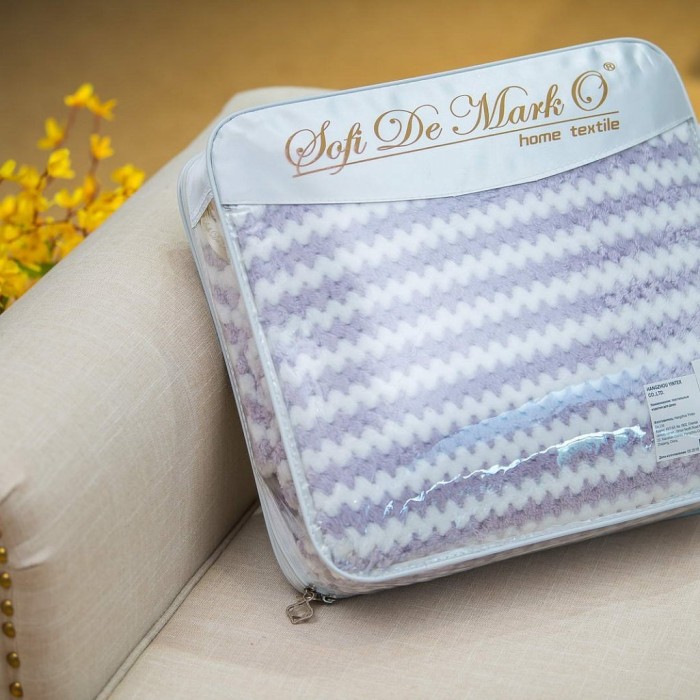 Гринда (лиловый) Покрывало 160х220