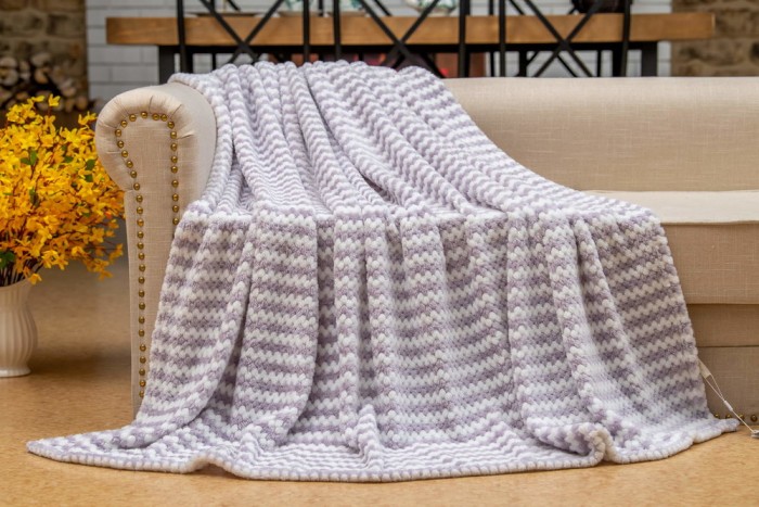 Гринда (лиловый) Покрывало 160х220