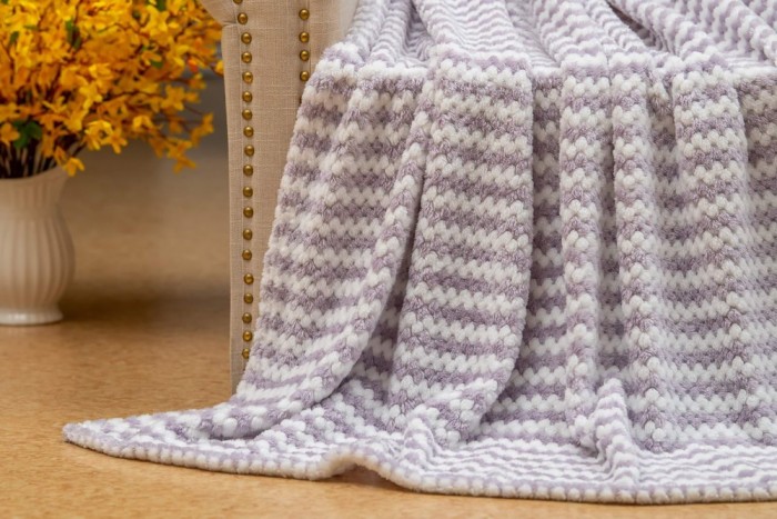 Гринда (лиловый) Покрывало 160х220