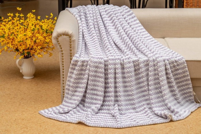 Гринда (лиловый) Покрывало 160х220