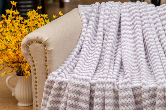 Гринда (лиловый) Покрывало 160х220