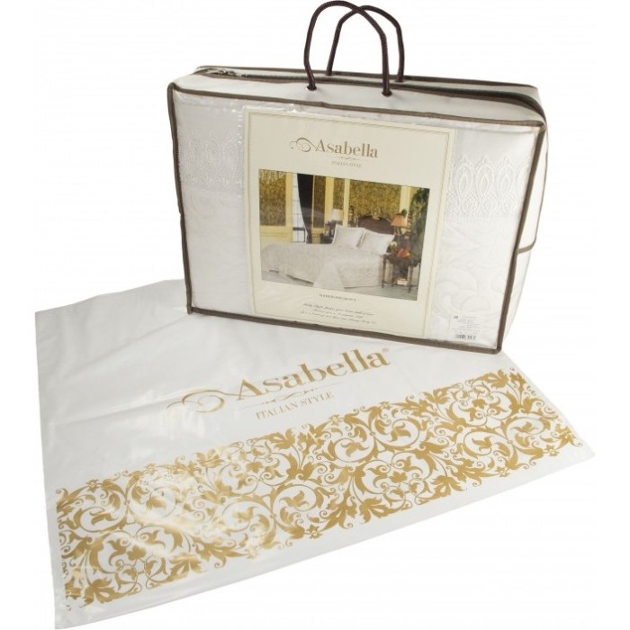 Комплект с летним одеялом полуторный из египетского хлопка Premium 160х220 см,2155-OSPS