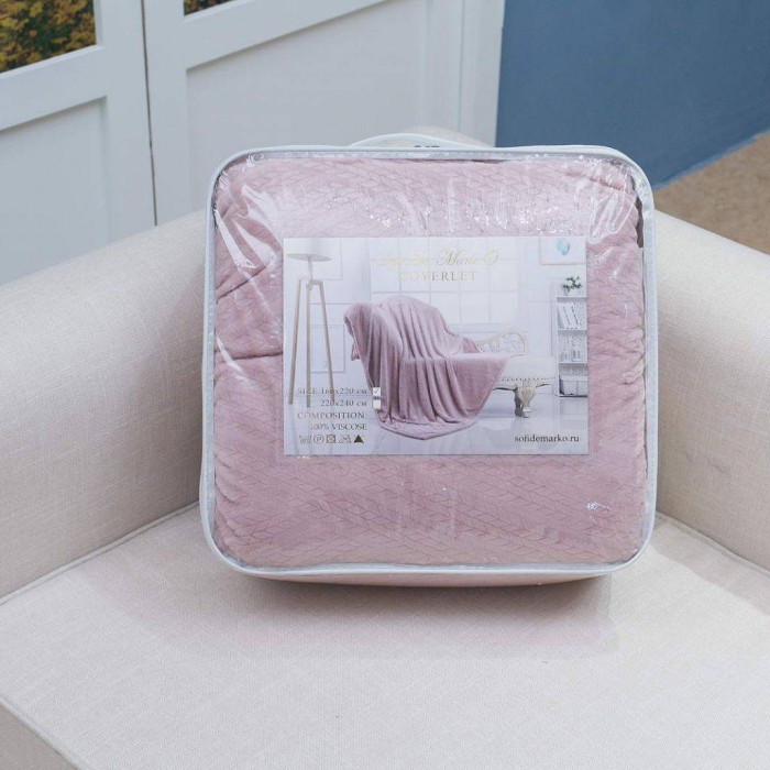 Флориан (пудра) Покрывало 220х240