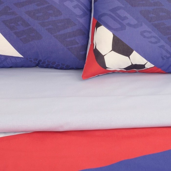 Постельное бельё "Этель" 2 сп Победитель 175х215 см, 200х220 см, 50х70 см - 2 шт, 100% хлопок, поплин