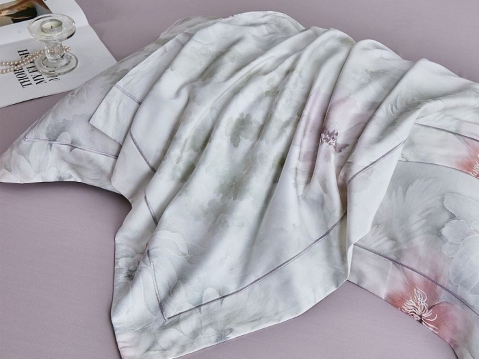 Постельное белье Asabella Евро, фланель-тенсел 2299-6