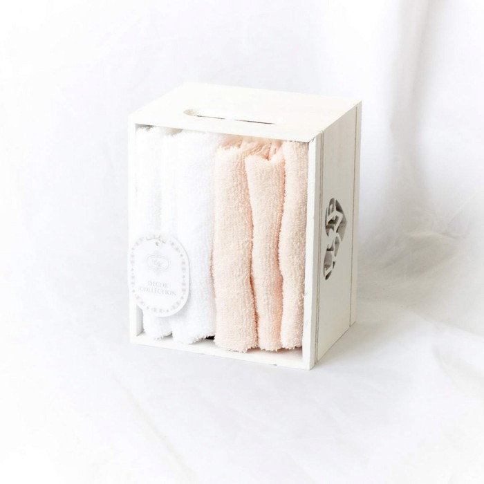 Уна (персик) Набор 30х30 (6 шт)