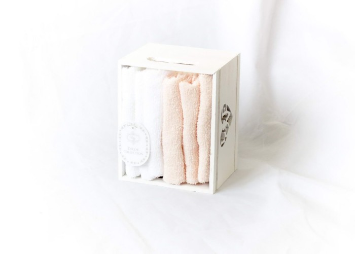 Уна (персик) Набор 30х30 (6 шт)