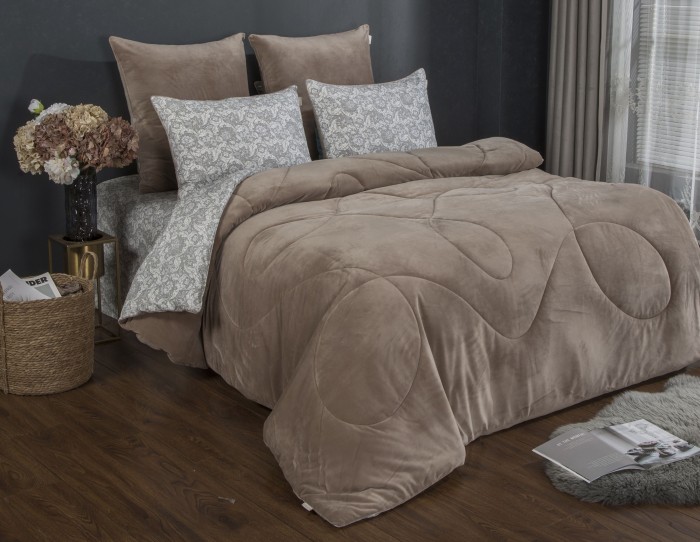 Комплекты для сна Остин (бежевый платина) ABC Cotton Евро