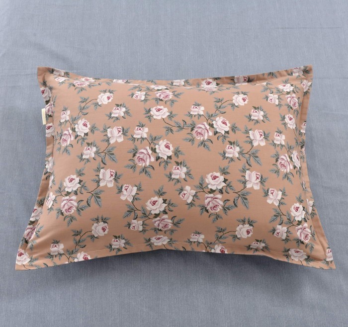 Розарио (кофе) Комплект постельного белья сатин Евро 4н