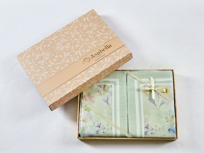 Комплект постельного белья 1,5-спальный, фланель-тенсел 2360-4S