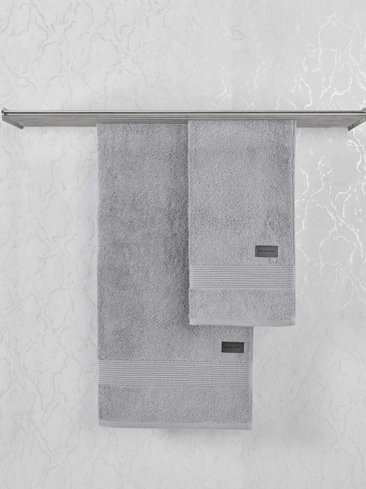 Carlos (серое) 70х140 Полотенце Махровое